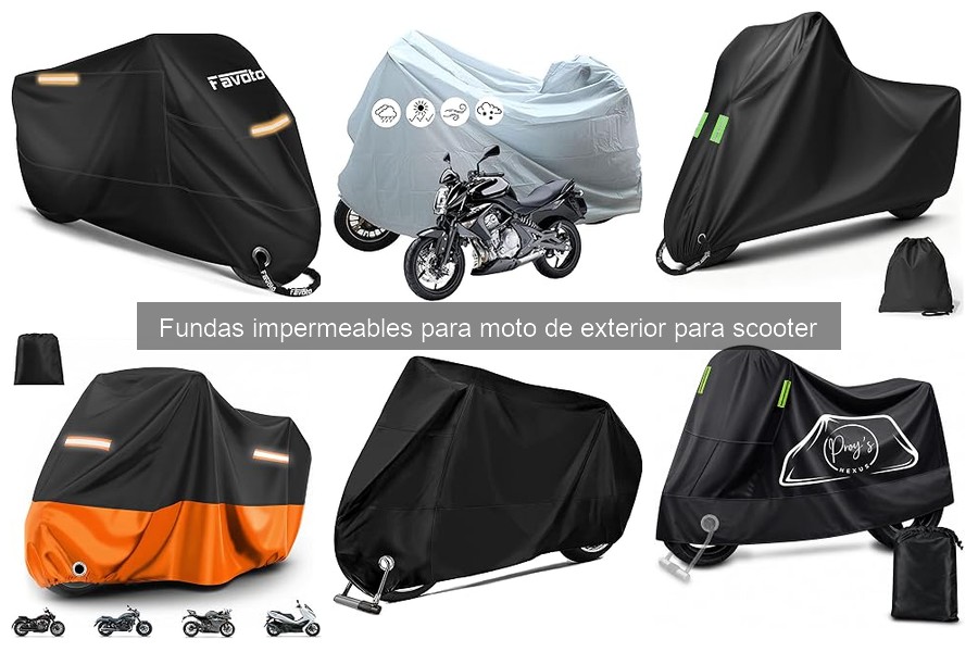 Mejores fundas impermeables para scooter: comparativa 2026
