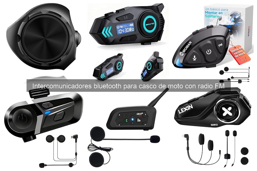 Mejores intercomunicadores bluetooth para casco de moto 2026