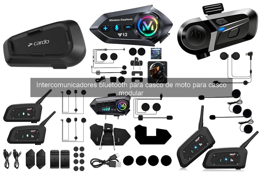 Mejores intercomunicadores bluetooth para casco modular 2023