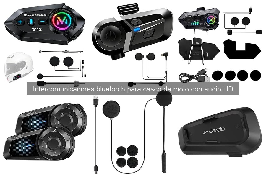 Mejores intercomunicadores bluetooth para viajes largos en moto