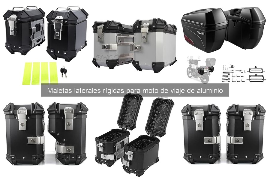 Mejores maletas laterales rígidas de aluminio para viajes largos