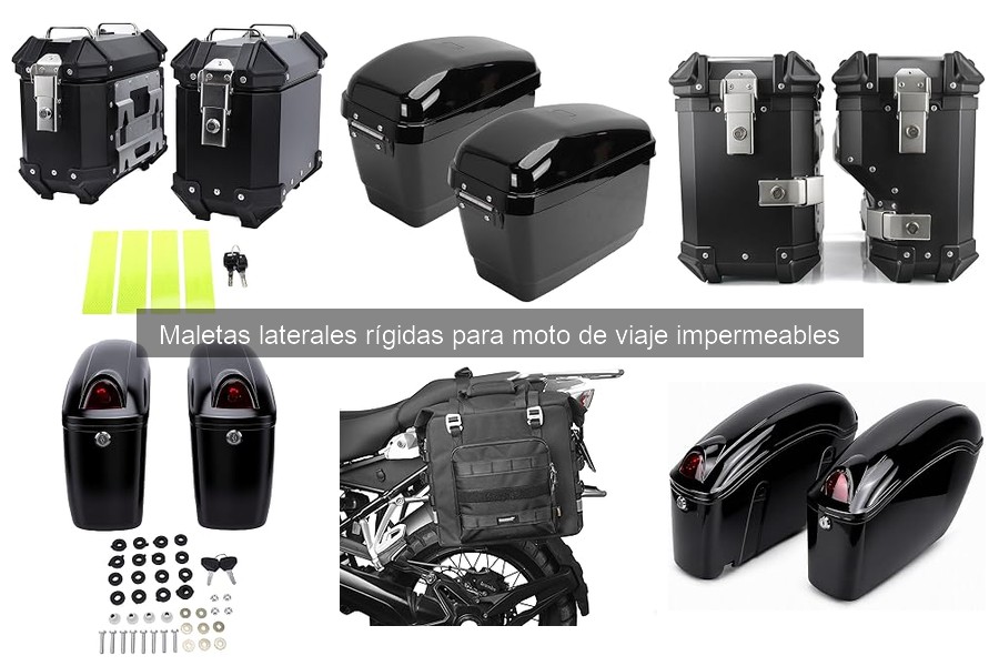 Mejores maletas laterales rígidas impermeables para motos