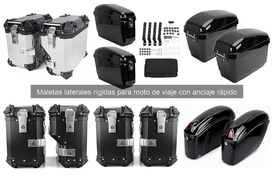 Mejores maletas laterales rígidas para moto de viaje 2023