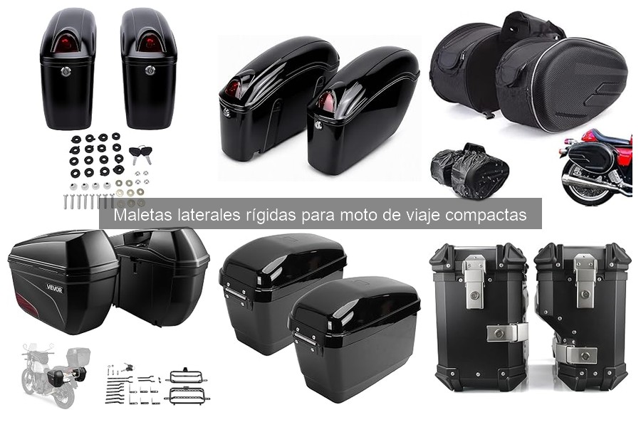 Mejores maletas laterales rígidas para moto de viaje 2026