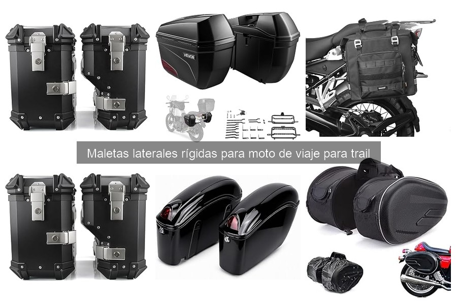 Mejores maletas laterales rígidas para moto trail en 2026