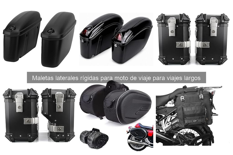 Mejores maletas laterales rígidas para viajes largos en moto