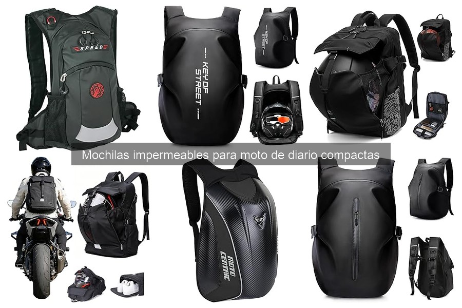 Mejores mochilas impermeables compactas para moto en 2023