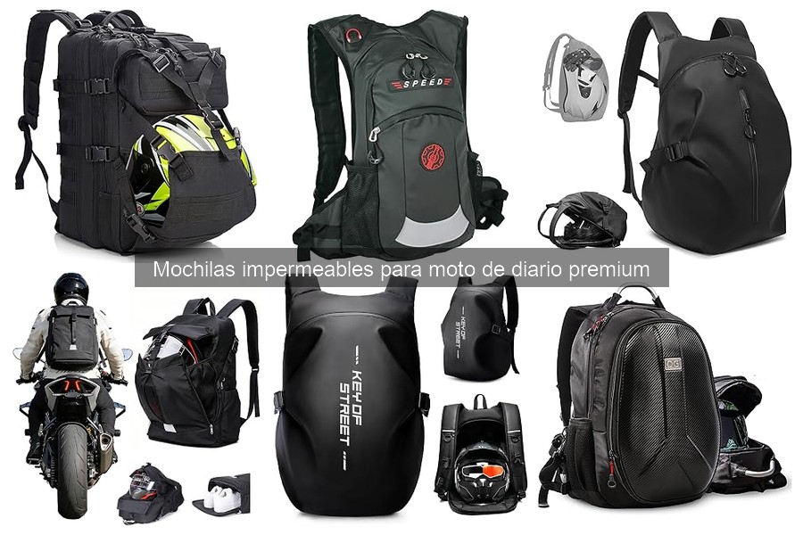 Mejores mochilas impermeables para moto de diario en 2026