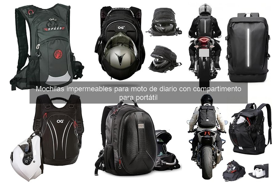 Mejores mochilas impermeables para moto en 2026