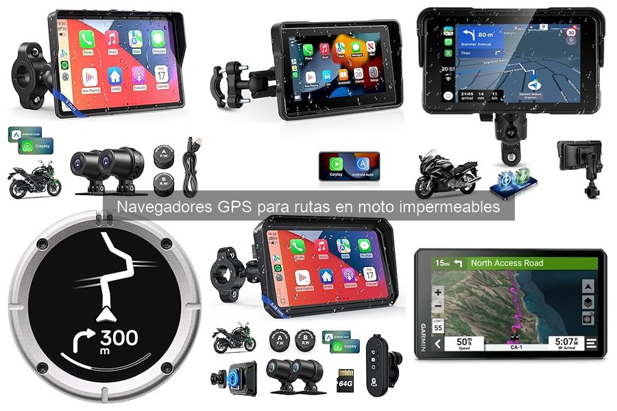 Mejores navegadores GPS impermeables para moto en 2023