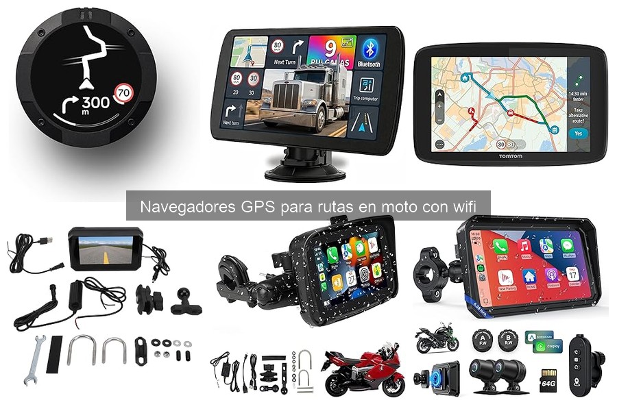 Mejores navegadores GPS para moto con wifi en 2023