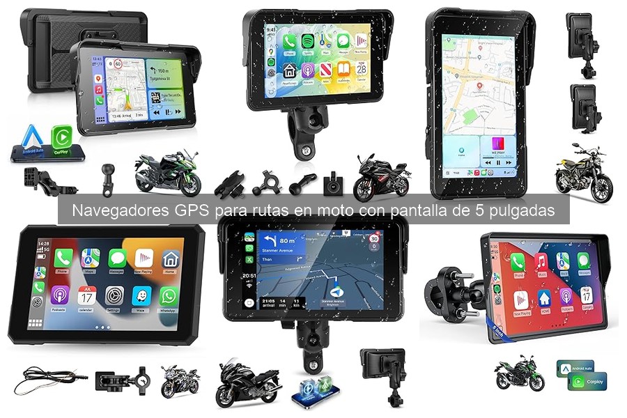 Mejores navegadores GPS para moto de 5 pulgadas en 2026