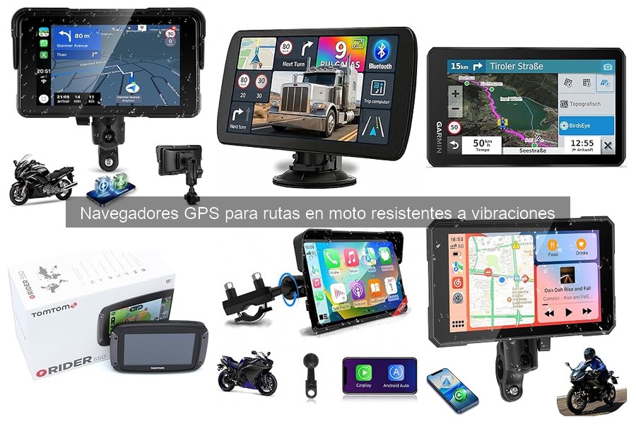 Mejores navegadores GPS para moto resistentes en 2023