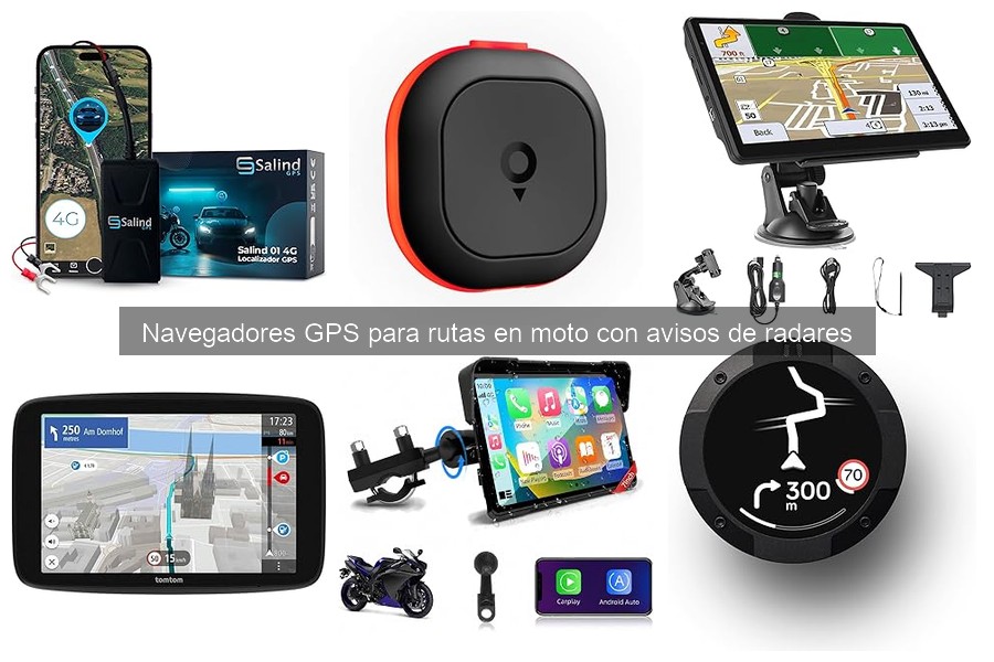 Mejores navegadores GPS para motos con avisos de radares 2026