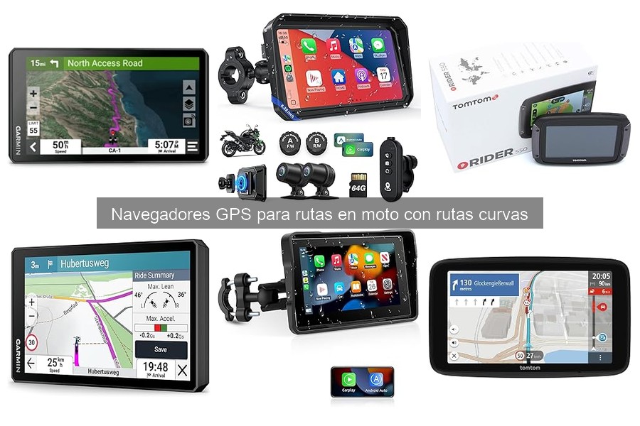Mejores navegadores GPS para rutas en moto con curvas 2026