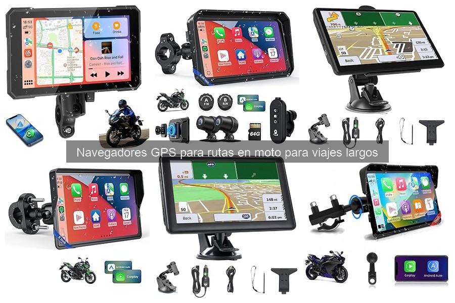 Mejores navegadores GPS para viajes largos en moto 2026