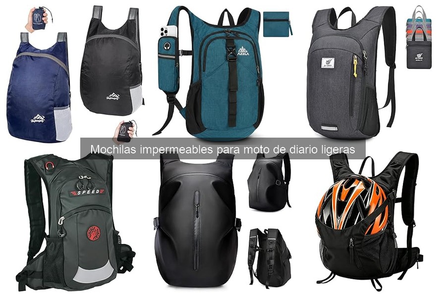 Mejores ofertas y precios de mochilas impermeables para moto
