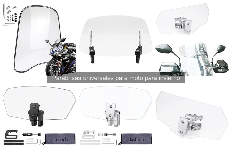 Mejores parabrisas universales para moto en invierno 2026