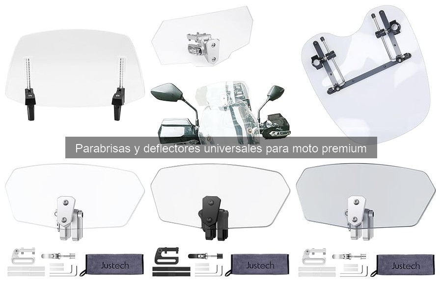 Mejores parabrisas universales para motos deportivas en 2026