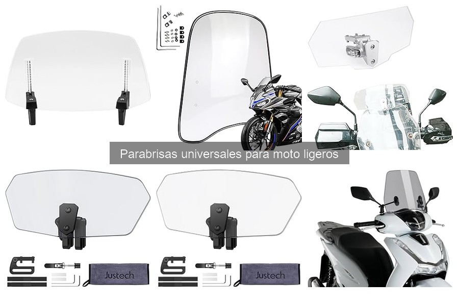 Mejores parabrisas universales para motos ligeras en 2023