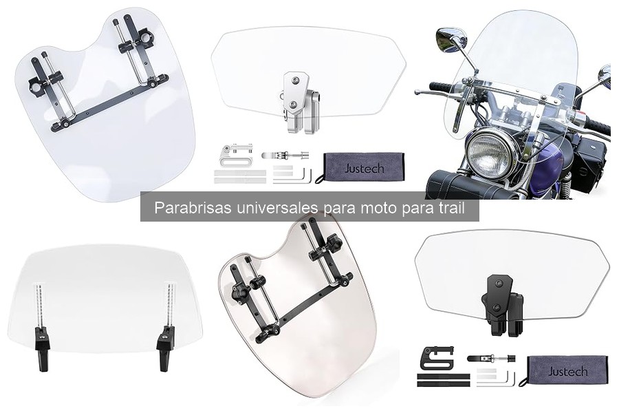 Mejores parabrisas universales para motos trail en 2023