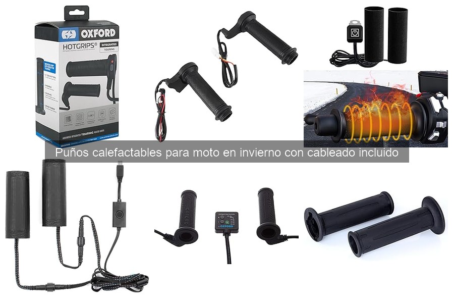 Mejores puños calefactables para moto en invierno 2023