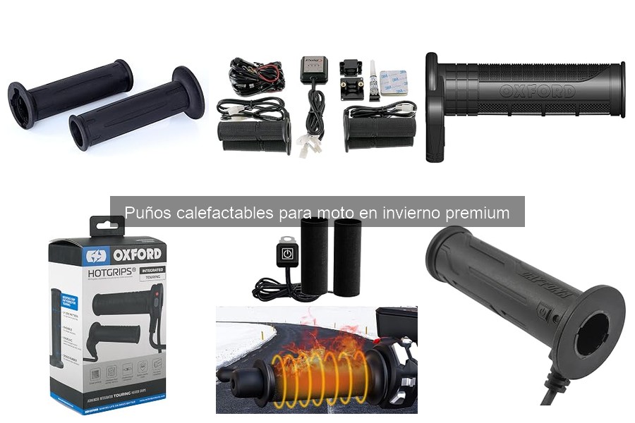 Mejores puños calefactables para moto en invierno 2026