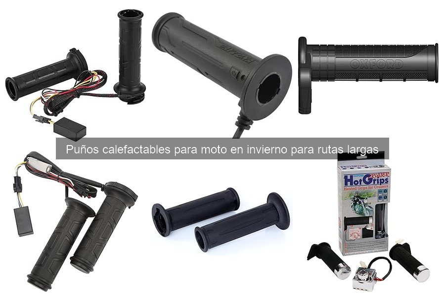 Mejores puños calefactables para motos en invierno