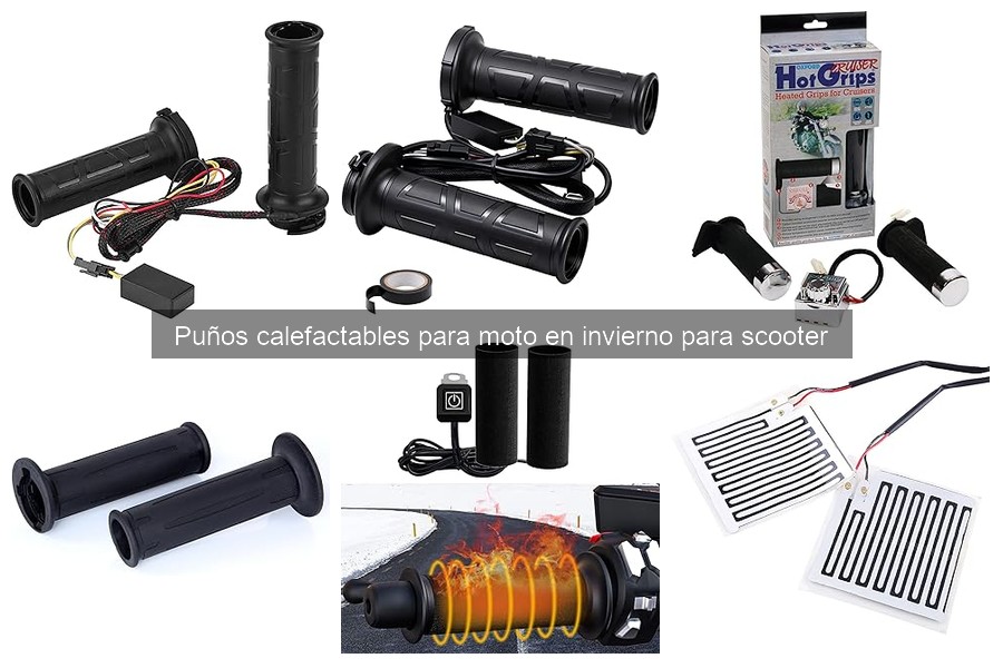 Mejores puños calefactables para scooters en invierno