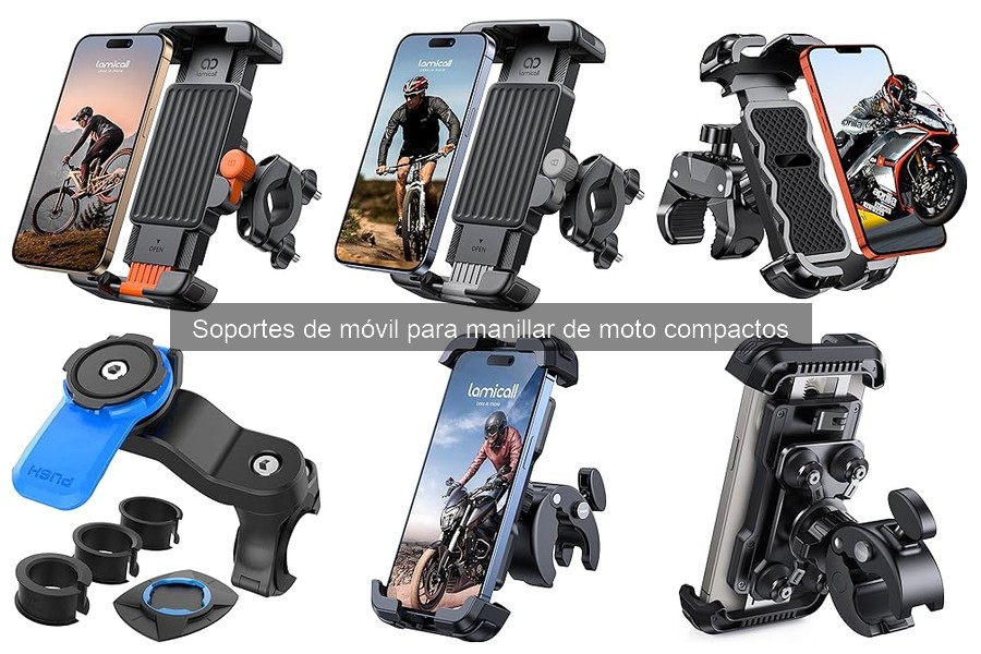 Mejores soportes de móvil para manillar de moto en 2023