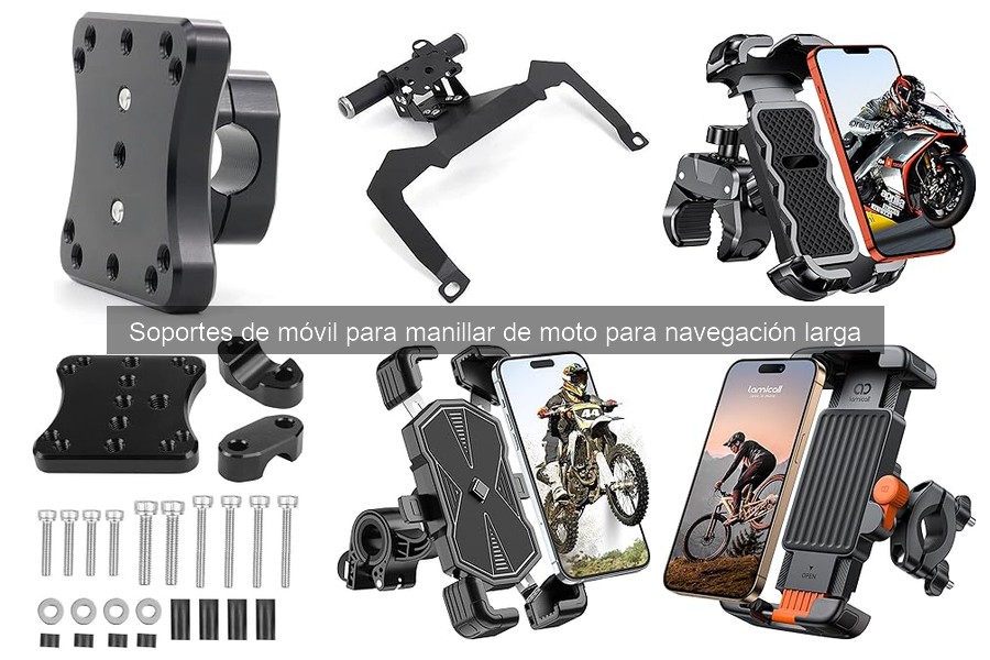 Mejores soportes de móvil para manillar de moto en 2026