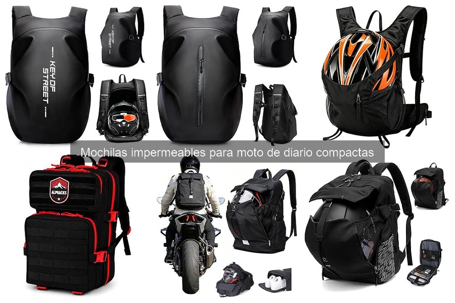 Mochilas Impermeables para Moto: Guía de Opciones Compactas