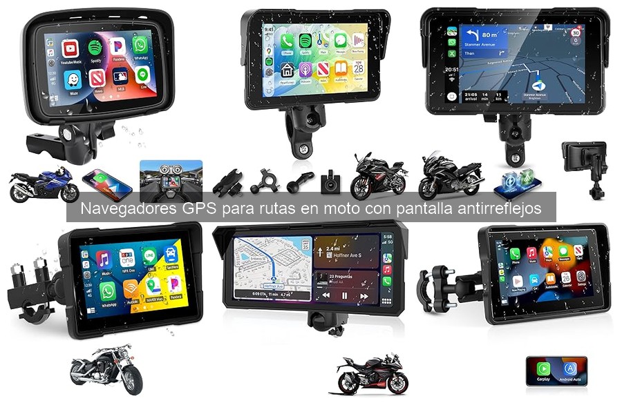 Navegadores GPS para moto: Pantallas antirreflejos 2026