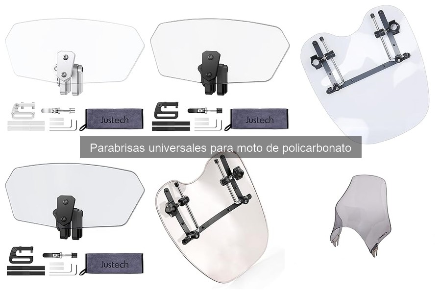 Parabrisas Universales para Moto de Policarbonato: Definición y Ventajas