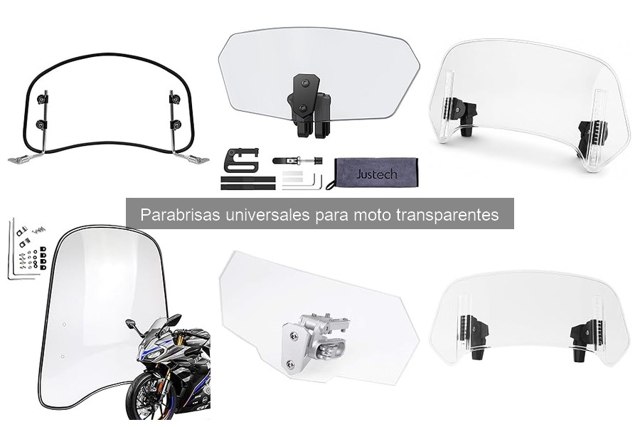 Parabrisas Universales para Moto Transparentes: ¿Qué son y beneficios?