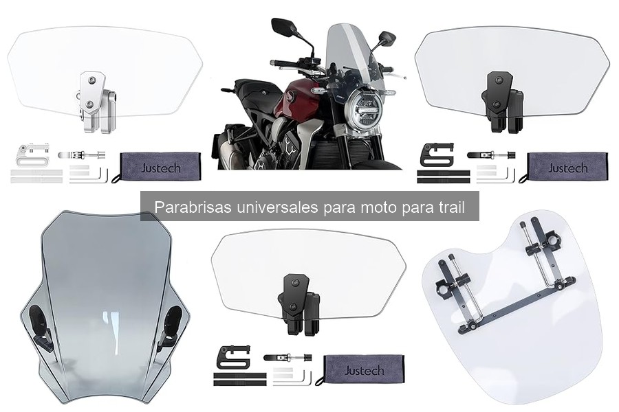 Problemas al instalar parabrisas universales para moto y soluciones