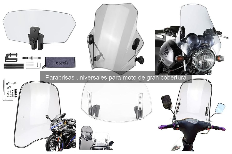 Problemas comunes al instalar parabrisas universales para moto