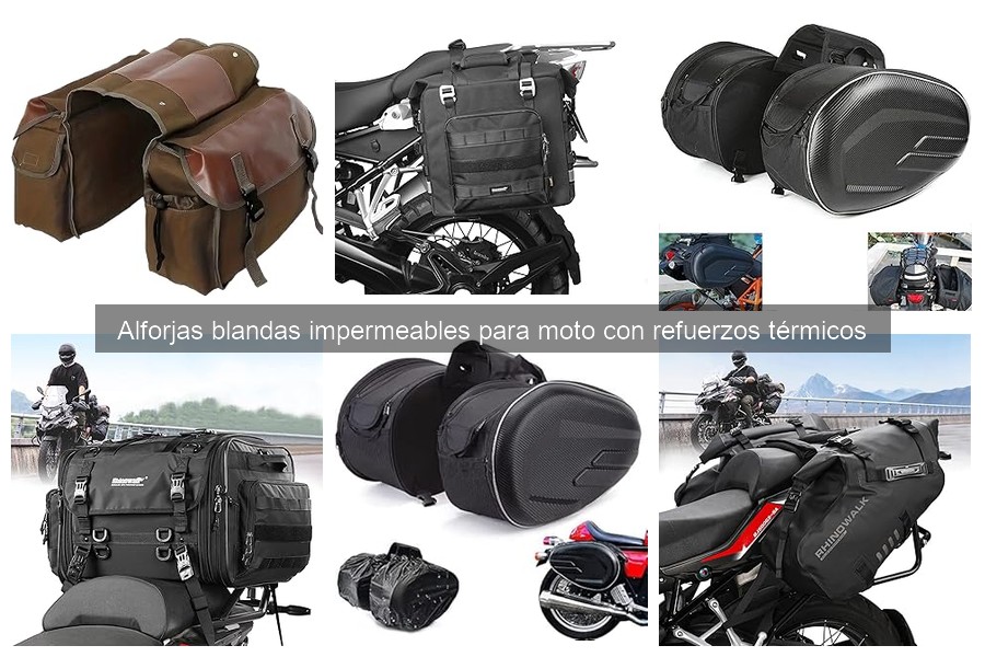 Problemas comunes al usar alforjas blandas para moto