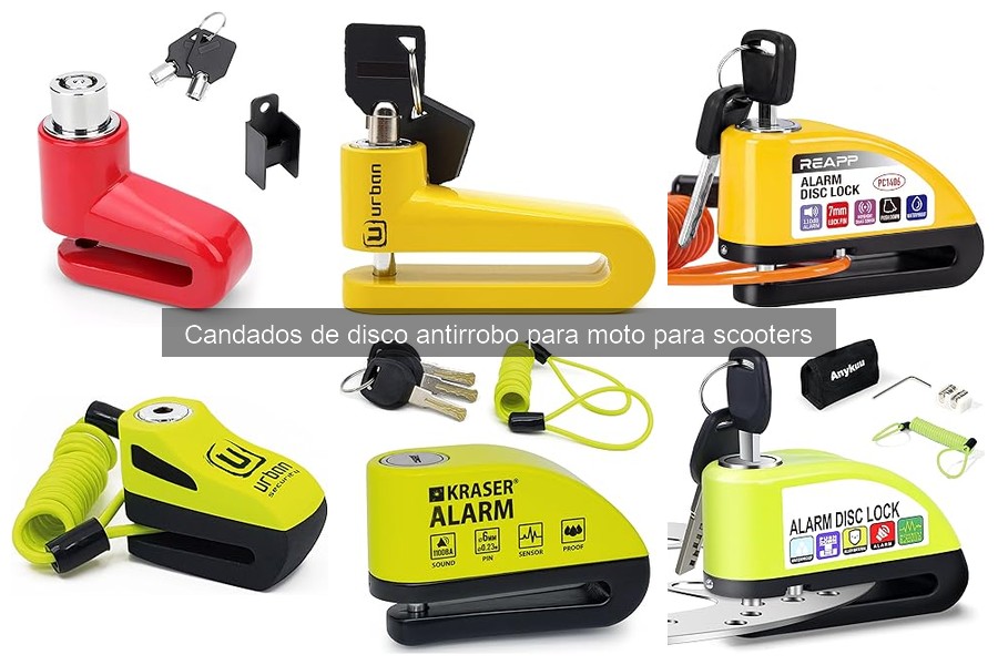 Problemas comunes al usar candados de disco antirrobo para moto