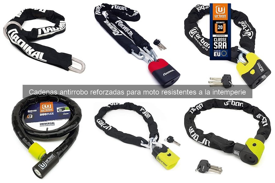 Problemas comunes con cadenas antirrobo para moto y soluciones