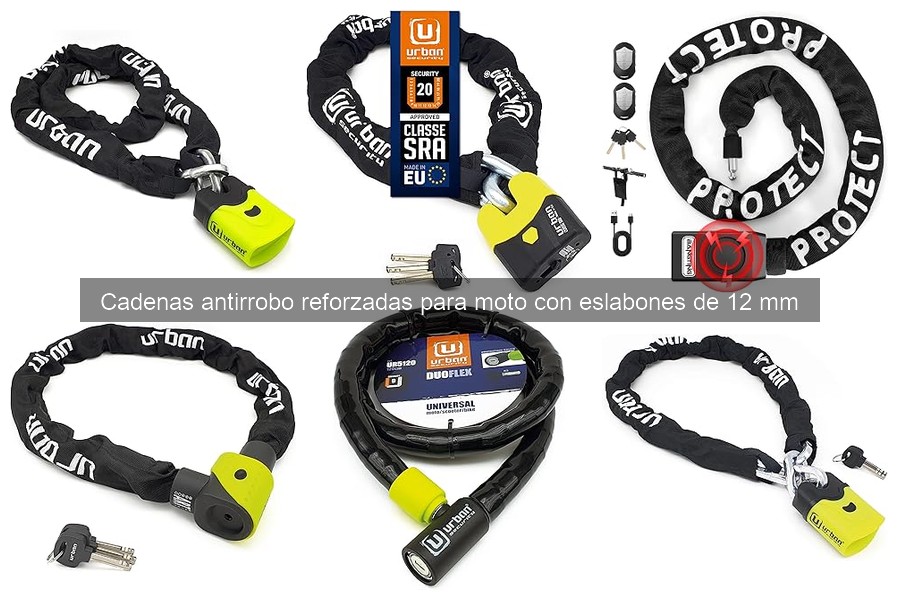 Problemas comunes con cadenas antirrobo para moto