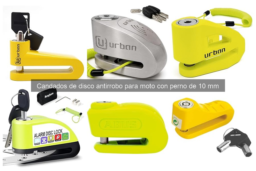 Problemas comunes con candados de disco antirrobo de 10 mm