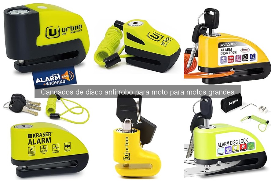 Problemas comunes con candados de disco para motos grandes