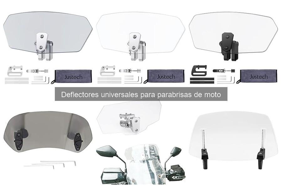 Problemas comunes con deflectores universales para moto