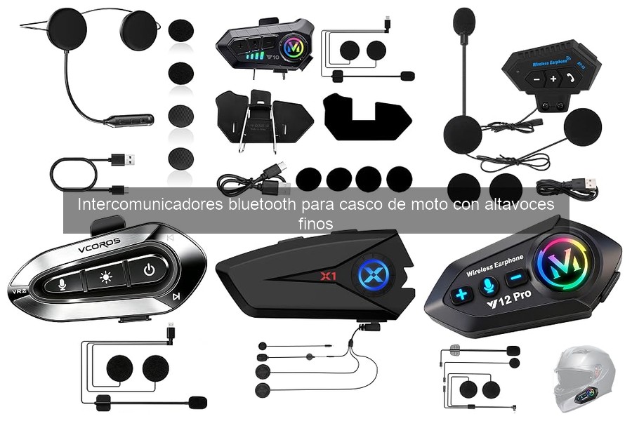 Problemas comunes con intercomunicadores Bluetooth para casco