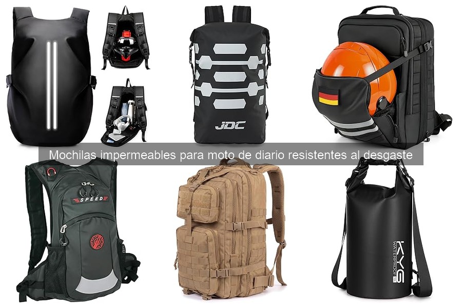Problemas comunes con mochilas impermeables para moto y soluciones