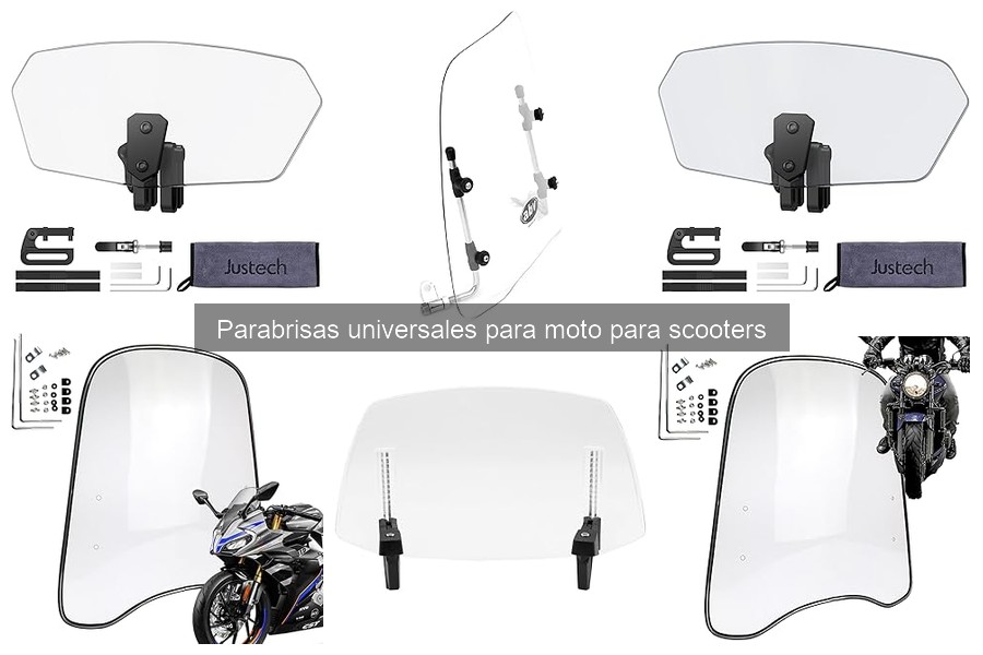 Problemas comunes con parabrisas universales en scooters