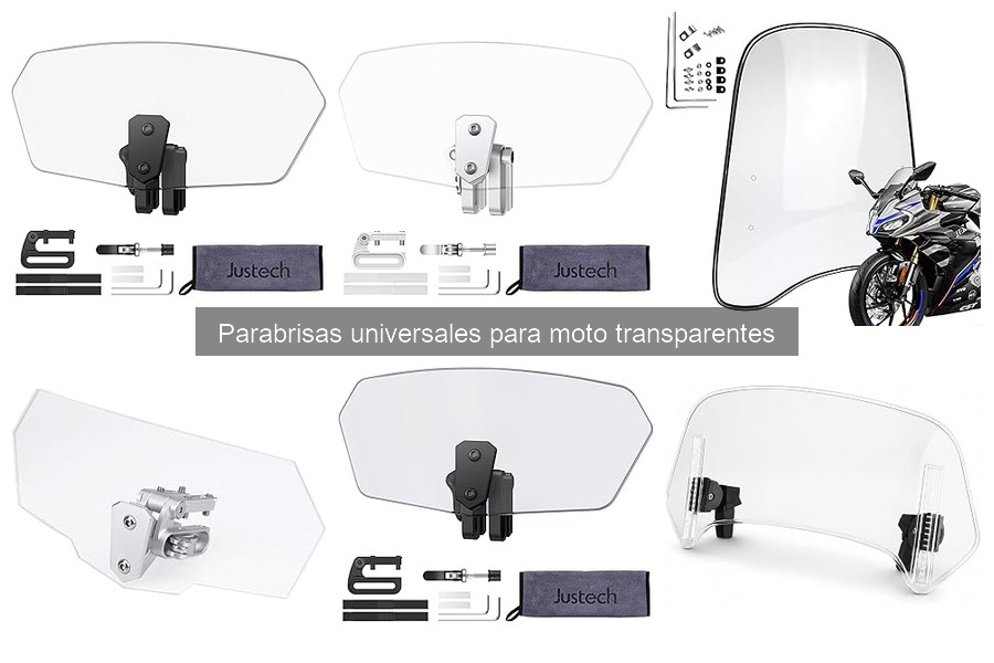 Problemas comunes con parabrisas universales para moto y soluciones