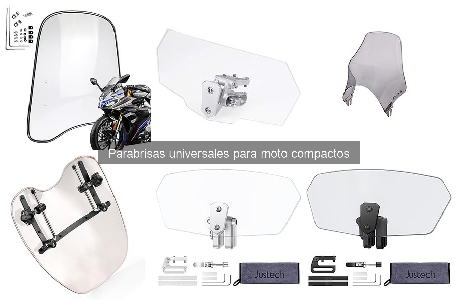 Problemas comunes con parabrisas universales para motos compactas