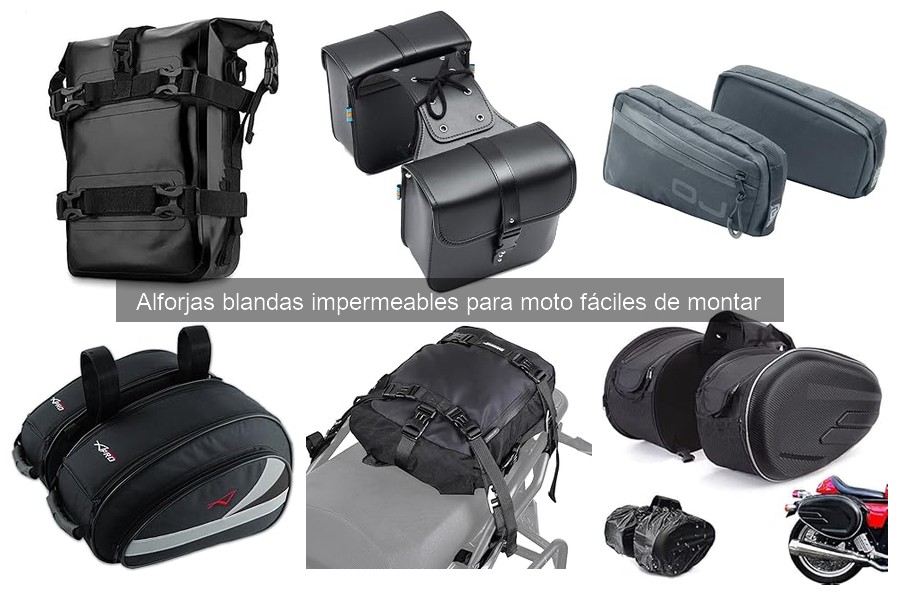 Problemas comunes de alforjas blandas impermeables para moto